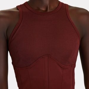 NEW BALANCE X Bandier Cropped Corset Tank S